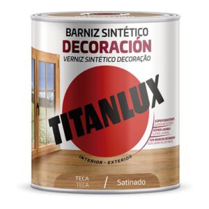 Barniz sintético decoración teca satinado 250 ml