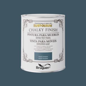 Rust-oleum chalky finish muebles azul oceano 750 ml