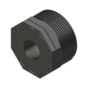 Reducción polipropileno rosca macho/hembra 1 pulg x ¾ pulg