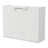 Zapatero apilable de polipropileno blanco 51 x 17,3 x 40,1 cm
