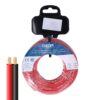Carrete cable paralelo 2x0,75mm rojo/negro 5m (audio)