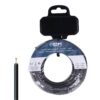 Carrete cablecillo h07z1-k 6,00 mm² negro, 5 m