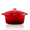 Cacerola de hierro fundido esmaltado color rojo 3,8 l, ø24 x 11,8 cm