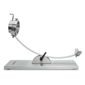 Jamonero basculante con cabezal giratorio de acero inoxidable