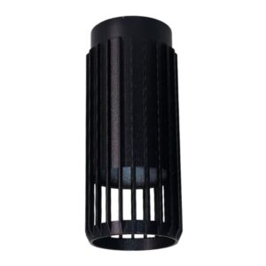 Foco 1 elemento sahara arenado, gu10, 10w (bombilla no incluida), negro, ø6 x 14 cm