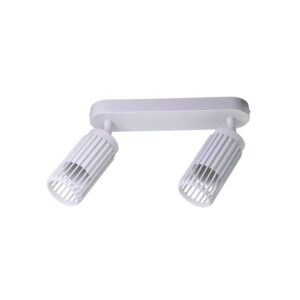 Foco 2 elementos sahara arenado, gu10, 10w (bombillas no incluidas), blanco, 30 x 6 x 21 cm