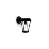 Aplique exterior sunera e27 25 w sin bombilla, color negro, luz hacia abajo