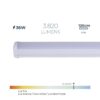 Regleta led 36 w 6.400 k luz fria 3.820 lm 120 x 4,6 x 5,1 cm