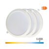 Pack 3 downlights led 18 w luz fría 6400 k