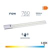 Regleta led con sensor 10 w 780 lm 6500 k luz fria 5,5 x 59,9 cm