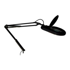 Flexo led lupa 3x, 9 w 685 lm 6500 k, negro, 350 x 950 mm