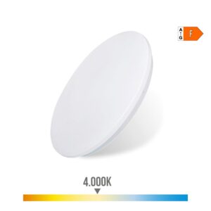 Aplique led circular de superficie 24w 4000 k 2490 lm ø38 x 6,2 cm