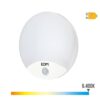 Aplique led redondo con sensor de movimiento 13 w 1850 lm 6400 k ip44 ø25 x 4,9cm