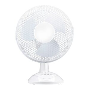 Ventilador de sobremesa blanco 22 w, ø23 cm, 270 x 210 x 352 mm