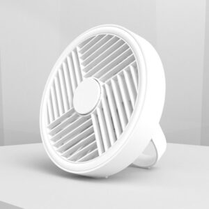 Ventilador de sobremesa recargable blanco led splash 5,5 w 6500 k ø180 x 85 x 160 mm