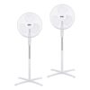 Ventilador de pie 38 w, blanco, ø40 cm, pack de 2 unidades