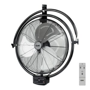 Ventilador pared-techo industrial, potencia 120 w 64,9 db aspas ø50 cm