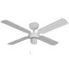 Ventilador de techo modelo baltico. color blanco. potencia: 50 w aspas: ø102cm edm