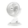 Ventilador mini recargable con pinza y base, 3 w 31,6 db ø17 x 18 x 28 cm