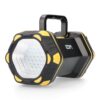 Linterna led de mano titan guard, recargable, 3 puntos de luz