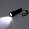 Linterna led aluminio 12,5 cm, con zoom, 3 x aaa (no incluidas), negra, 125 x 30 x 30 mm