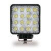 Faro de trabajo cuadrado 16 leds - 3500 im - 48w - 10 - 48v