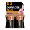 Pila alkalina plus power d - lr20 1,5v (blister 2 uds) ø34,2 x 61,5 mm