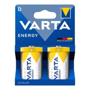 Pila alkalina energy d, 1,5v (blister 2 uds) ø34,2 x 61,5 mm