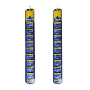 Pila alkalina longlife power aa - lr06 10 blisters de 6 pilas / tira, total 120 pilas 2 uds 11 x 100 x 2 cm