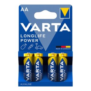 Pila alkalina longlife power aa - lr06 (blister 4 uds) ø14,5 x 50,5 mm