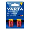 Pila alkalina longlife max power aaa - lr03 (blister 4 unid.) ø10,5x44,5mm