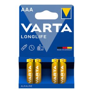 Pila alkalina longlife aaa - lr03 (blister 4 unid.) ø10,5x44,5mm