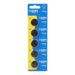 Micro pila de botón litio max-pro cr2025 3 v ø20,0 x 2,5 mm blister 5 uds