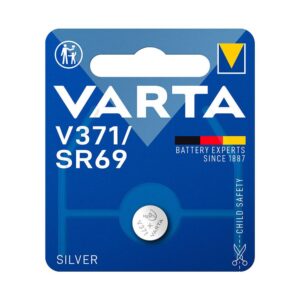Micro pila de botón silver sr69 - v371 1,55 v ø9,5 x 2,05 mm blister