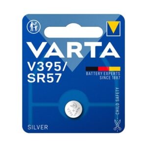 Micro pila de botón silver sr57 - v395 1,55 v ø9,5 x 2,73 mm blister
