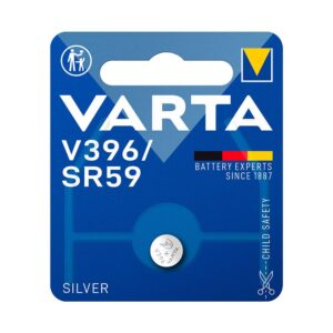 Micro pila de botón silver sr59 - v396 1,55 v ø7,9 x 2,60 mm blister