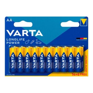 Pila alkalina longlife power aa - lr06 (blister 14+6 uds) ø14,5 x 50,5 mm