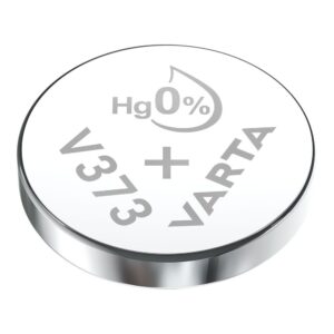 Micro pila de botón silver sr68 - v373 1,55 v ø9,5 x 1,65 mm watch blister