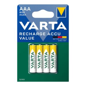 Pila varta recargable accu aaa - hr03 800 ma (blister 4 unid.) ø10,5x44,5mm