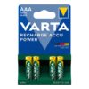 Pila varta recargable accu power aaa - hr03 1000 ma (blister 4 uds) ø10,5x44,5mm