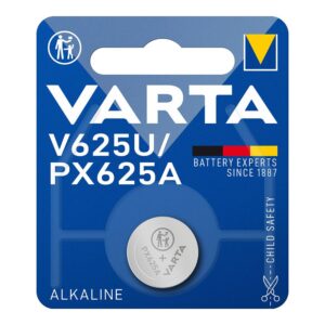 Micro pila de botón alcalina lr9 - v625u 1,5 v ø16,0 x 6,2 mm blister