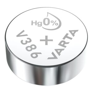 Micro pila de botón silver sr43 - v386 1,55 v ø11,6 x 4,2 mm watch blister
