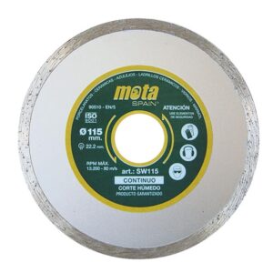 Disco diamantado liso humedo ø230 mm