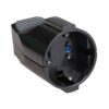 Base aerea t/tl 10/16 a 250 v negra (retractilada)