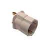 Adaptador europeo a reino unido 13 a 250 v blanco (retractilado)