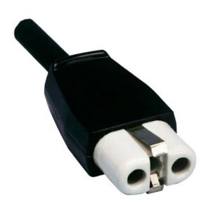 Base aérea bipolar esteatita 16 a 250 v~ 40 x 75 x 21 mm