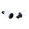 Base móvil 2p+tt schuko salida frontal 16 a 250 v~ facil extraccion blanca