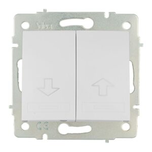 Pulsador de persiana 10ax 250v serie europa solera erp20qc