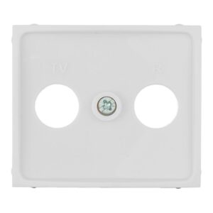 Tapa para toma de señal tv/r color blanco serie europa solera erp47tlv