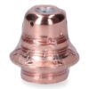 Portalámparas e27 metálico, 100 w 250 v, rosado, ø60 x 40 mm (retractilado)